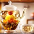 китайский чай в виде цветка