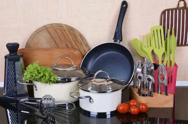 Посуда и принадлежности как обустроить кухню