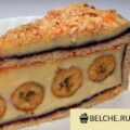 Банановый торт из готовых коржей - пошаговый рецепт с фото