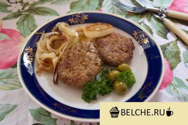 Бифштекс из говяжьего фарша - пошаговый рецепт с фото