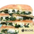 Бутерброды на сковороде с сыром и шпинатом - пошаговый рецепт с фото
