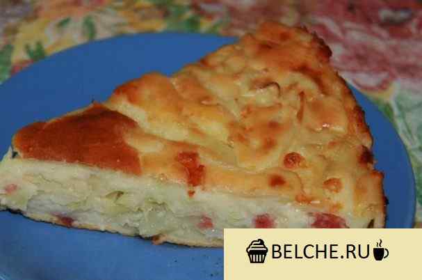 Быстрый пирог с капустой на кефире - пошаговый рецепт с фото