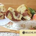 Двухцветный бисквит - пошаговый рецепт с фото