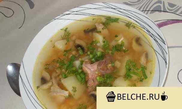 Гороховый суп с грибами - пошаговый рецепт с фото