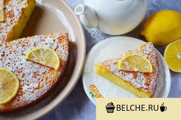 Лимонный пирог в духовке