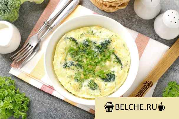 omlet s brokkoli v mikrovolnovke poshagovyj recept s foto