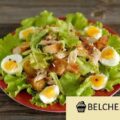 salat cezar s kuricej i perepelinymi jajcami poshagovyj recept s foto