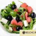 salat s arbuzom i brynzoj poshagovyj recept s foto