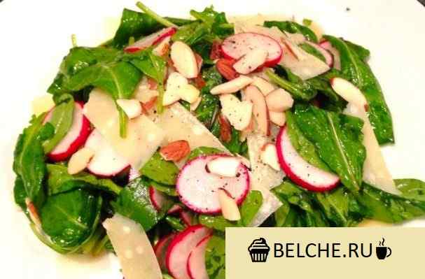 salat s rukkoloj i redisom poshagovyj recept s foto