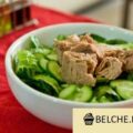 salat s tuncom i ogurcom poshagovyj recept s foto