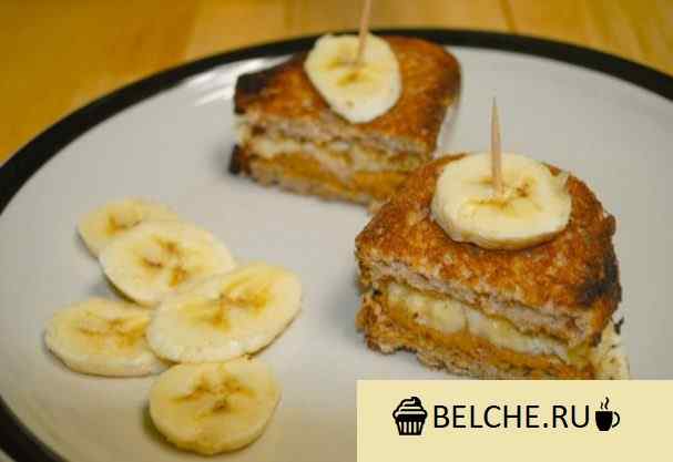 sjendvichi s arahisovym maslom i bananami poshagovyj recept s foto