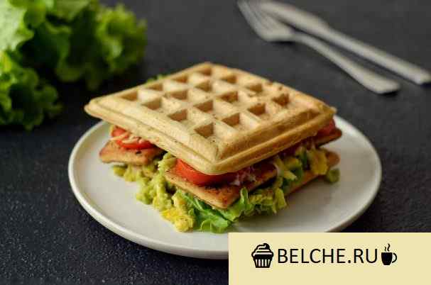 Вафельный сэндвич - пошаговый рецепт с фото