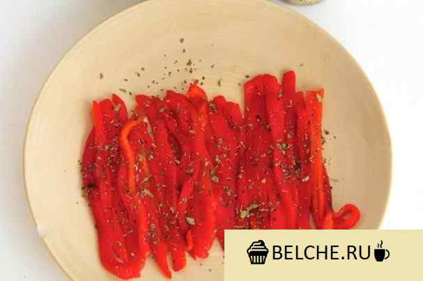 Запеченный болгарский перец в духовке - пошаговый рецепт с фото