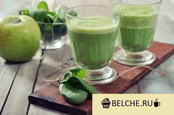 Зеленый коктейль с черносливом - пошаговый рецепт с фото